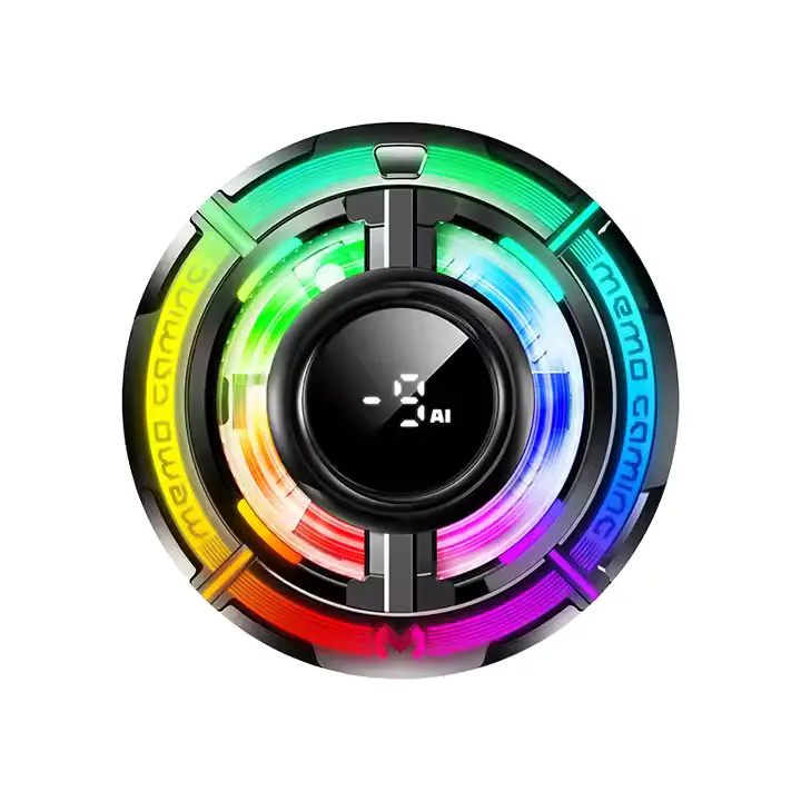 Memo CX15 RGB mobile cooling fan with LED display and magnetic grip

AI smart radiator for mobile gaming with temperature control